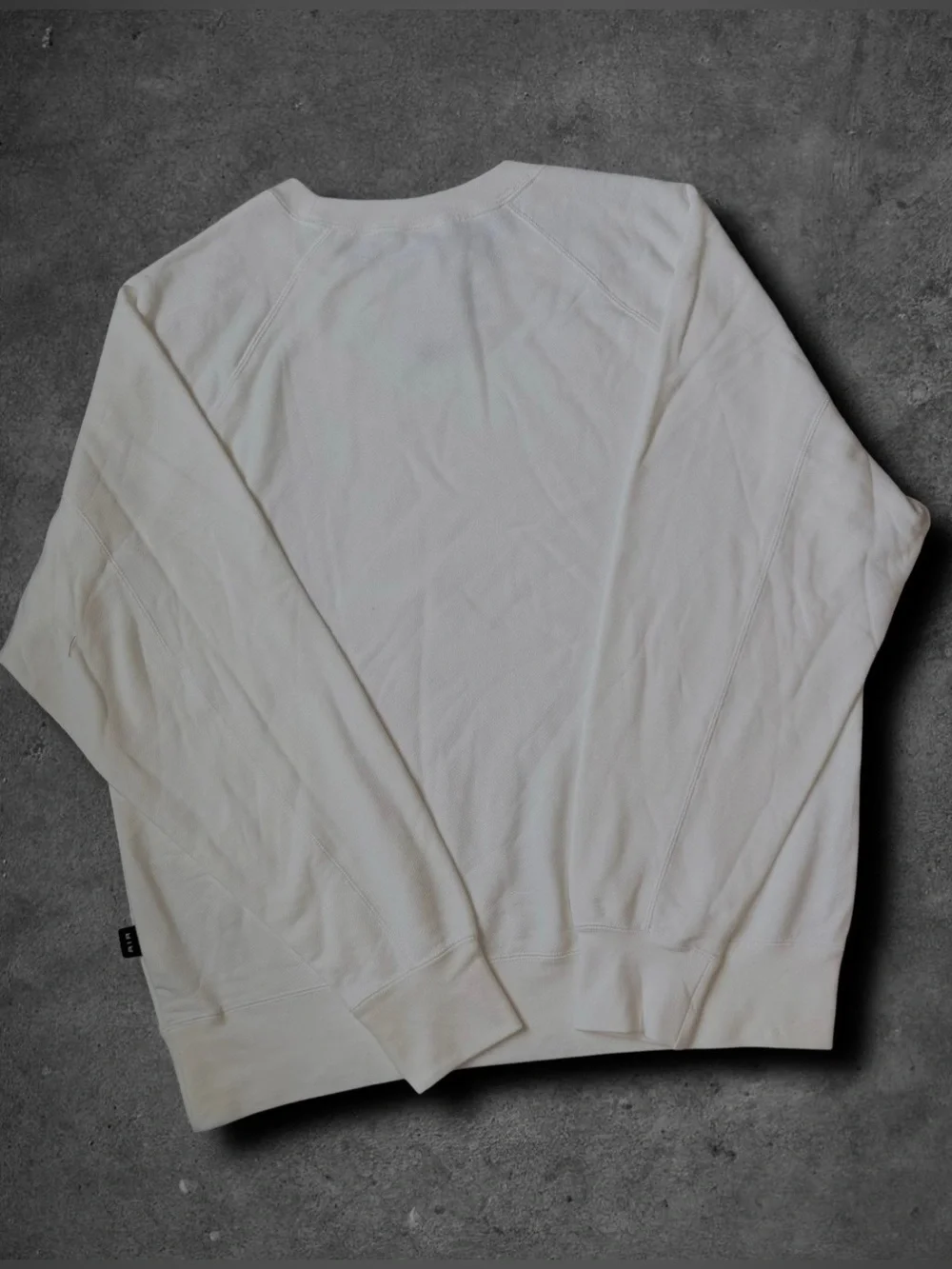 Nike Men’s White AIR Embroidered Crewneck Sweater - NWT